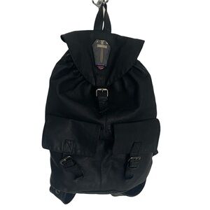 Vintage 90’s Jopej Black Leather Backpack Multi Pocket Rider